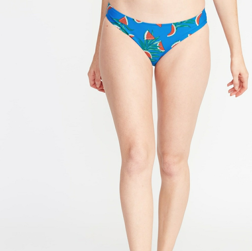 NWT Women's Blue Watermelon Bathing Suit Bottoms